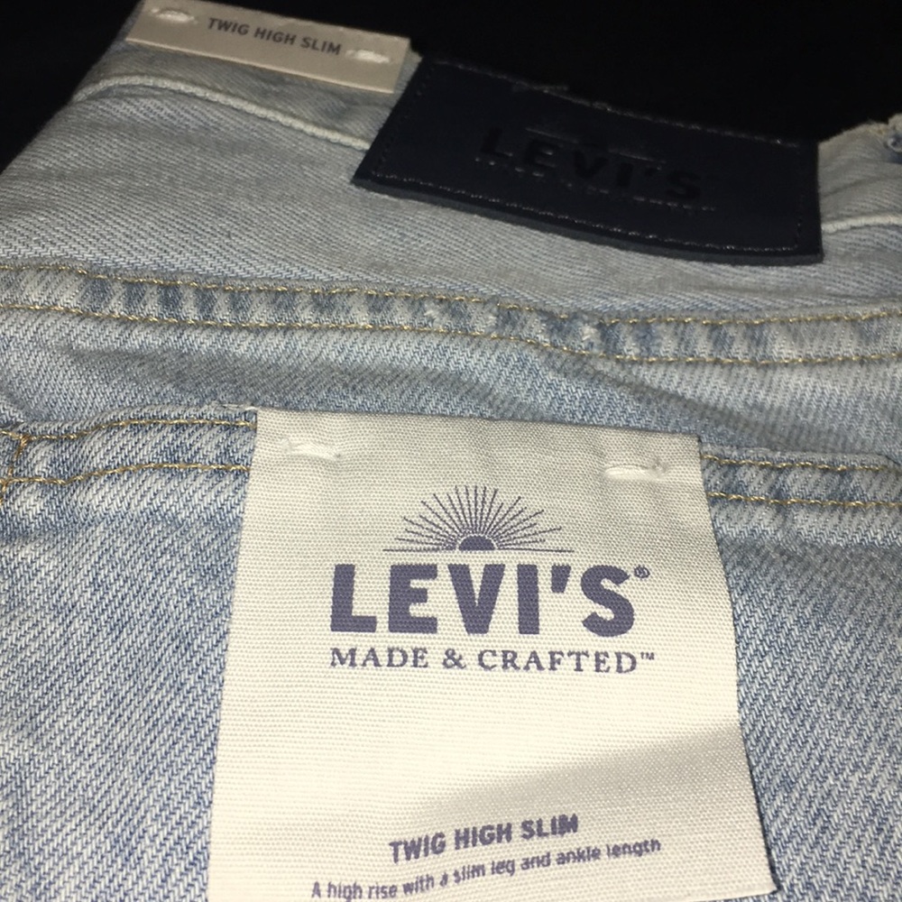 Levi’s womens made & crafted twig high slim jeans